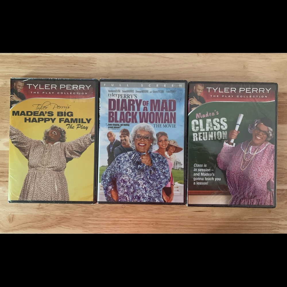 Three brand New Sealed Tyler Perry Movies and Plays
